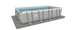 Прямокутний каркасний садовий басейн Avenli (549 &times; 305 &times; 122 см) для всієї родини, комплектація 18в1, Сірий В0029 фото 4