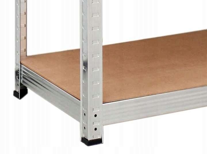 Стелаж металевий 180х90х40 см 5 полиць, навантаження - 175 кг на полицю (Сірий) Польща GWI0878 фото
