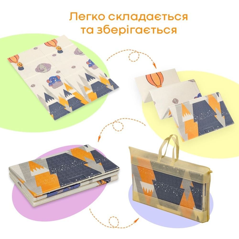 Коврик детский 117см х 177 х 8мм Воздушные шарики-Мишки (301) SW-00003031 SW-00003031 фото